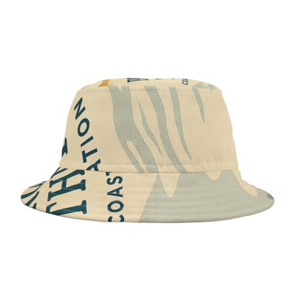 Coastal Vibes Bucket Hat, AOP Print Hat, Summer Accessory, Beach Hat, Gift for Her, Travel Must-Have - Image 2