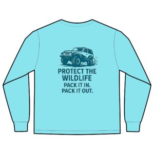 Unisex Long Sleeve Pocket T-Shirt - Protect Wildlife Graphic Tee, Eco-Friendly Apparel, Gift for Nature Lovers, Casual Wear, Adventure Shirt