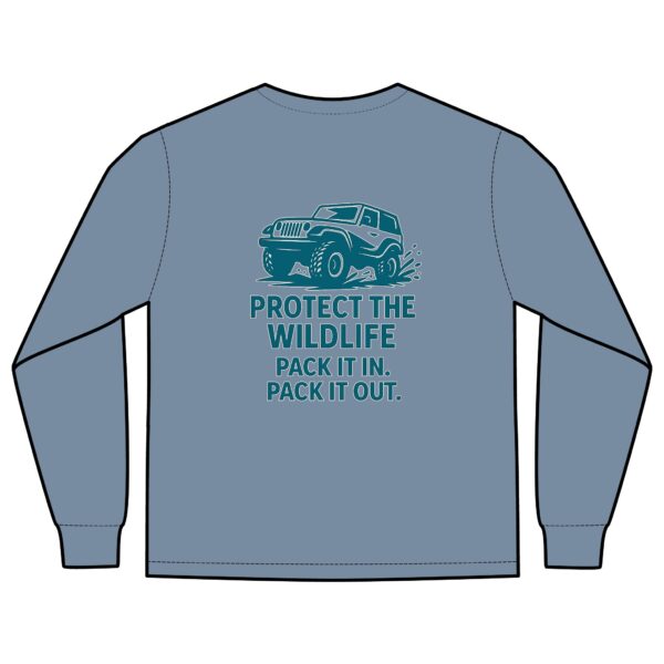 Unisex Long Sleeve Pocket T-Shirt - Protect Wildlife Graphic Tee, Eco-Friendly Apparel, Gift for Nature Lovers, Casual Wear, Adventure Shirt - Image 26