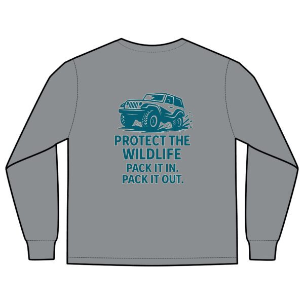 Unisex Long Sleeve Pocket T-Shirt - Protect Wildlife Graphic Tee, Eco-Friendly Apparel, Gift for Nature Lovers, Casual Wear, Adventure Shirt - Image 28