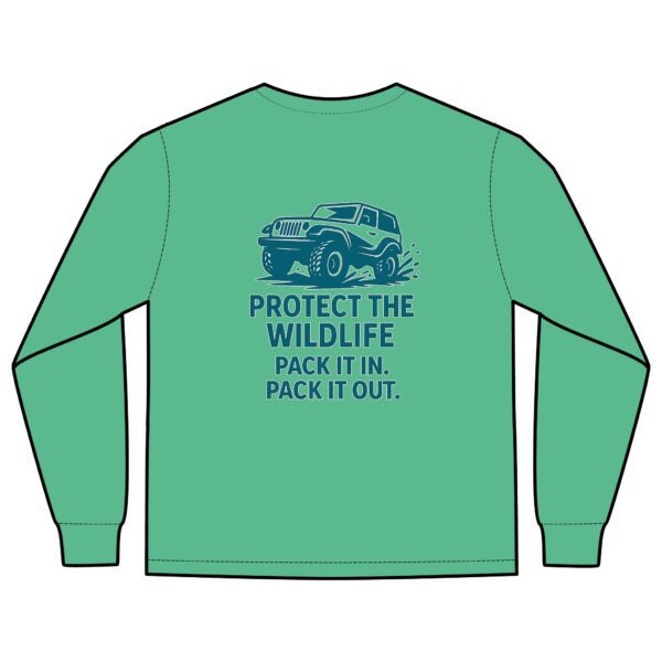 Unisex Long Sleeve Pocket T-Shirt - Protect Wildlife Graphic Tee, Eco-Friendly Apparel, Gift for Nature Lovers, Casual Wear, Adventure Shirt - Image 14