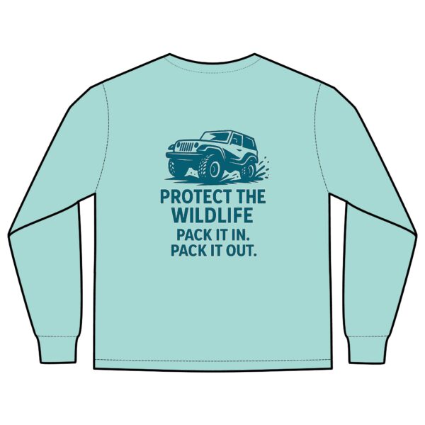 Unisex Long Sleeve Pocket T-Shirt - Protect Wildlife Graphic Tee, Eco-Friendly Apparel, Gift for Nature Lovers, Casual Wear, Adventure Shirt - Image 16