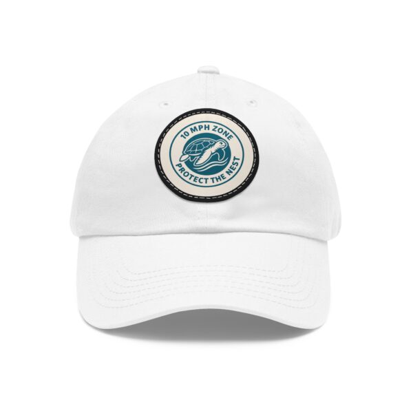 Stylish Dad Hat with Leather Patch | Protect the Nest Cap | Casual, Gift for Dads, Outdoor Adventures, Summer Fashion, Fun Days Out - Image 5