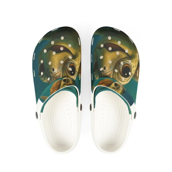 Cute Turtle Pattern EVA Foam Shoes, Fun Slip-On Clogs, Quirky Beach Footwear, Unique Gardening Shoes, Perfect for Summer Adventures