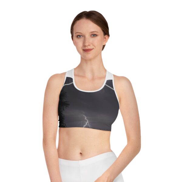 Copy of Sunset Serenity Sports Bra - Ideal for Active Beach Lovers - Image 3