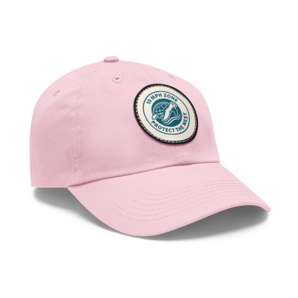 Stylish Dad Hat with Leather Patch | Protect the Nest Cap | Casual, Gift for Dads, Outdoor Adventures, Summer Fashion, Fun Days Out
