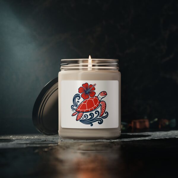 Tropical Turtle Scented Soy Candle - 9oz - Image 10