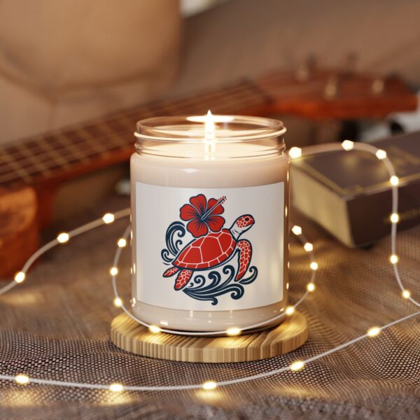 Tropical Turtle Scented Soy Candle - 9oz - Image 8